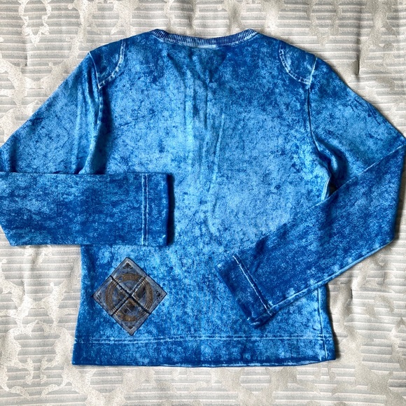 VTG 00s Diesel Tie Dye Lace Up Sweatshirt 🔥 - Picture 2 of 5